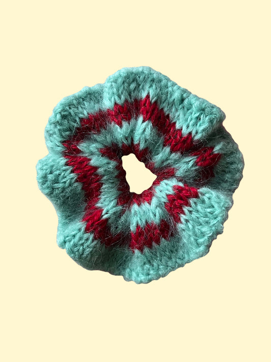 PEPPERMINT SCRUNCHIE